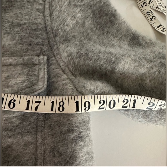 BNWT- Aritzia Wilfred Free Ganna Wool Jacket Diamond Print Grey (XXS) - Picture 12 of 12